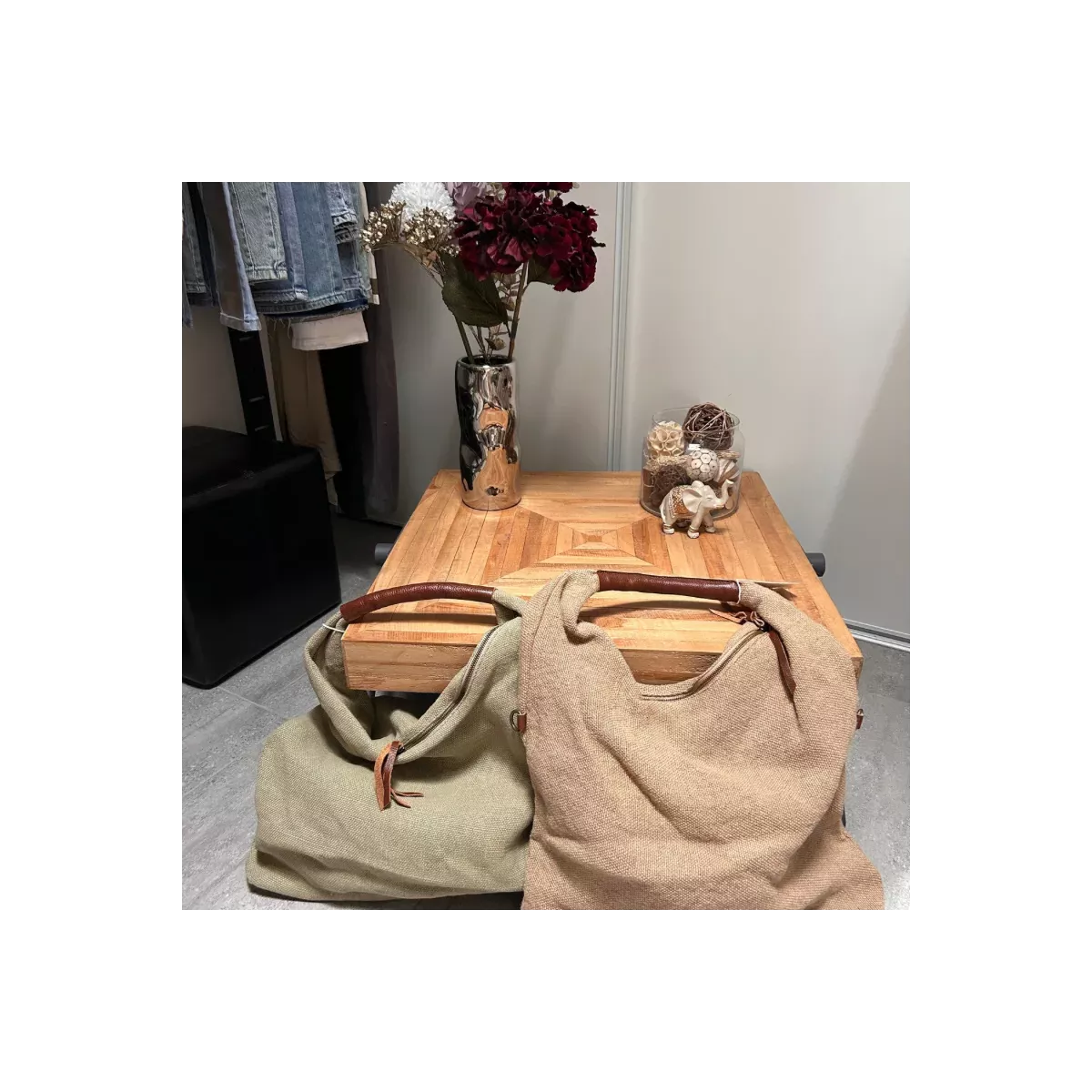 Sac en toile de jute