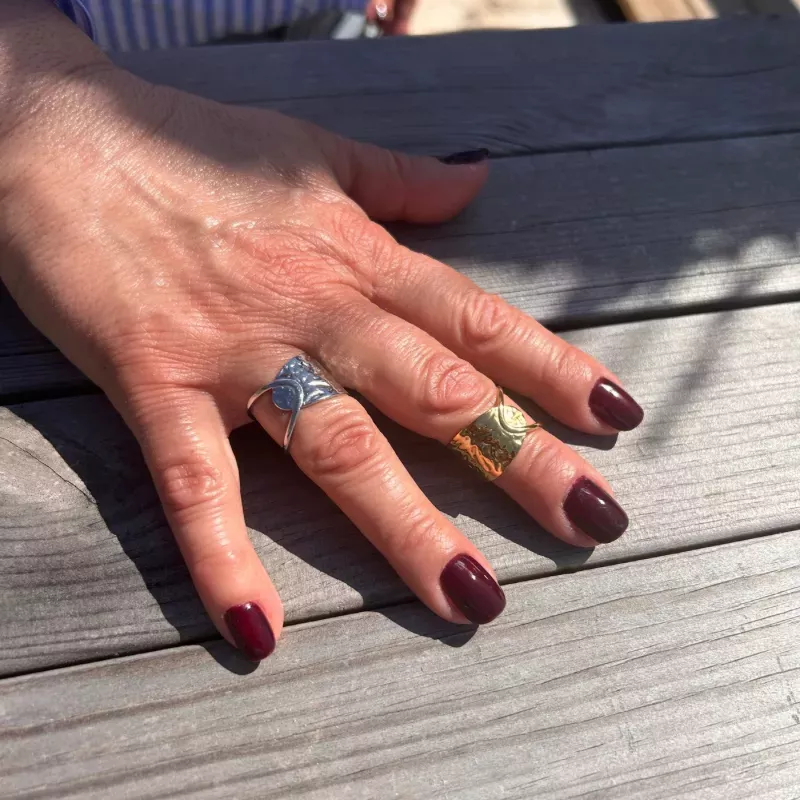 Bague semi ouverte
