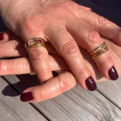 Bague avec étoile