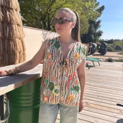 Boléro imprimé