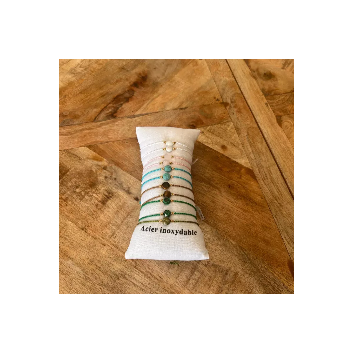 Bracelet ficelle et perle