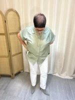 Chemise Orea kaki-3