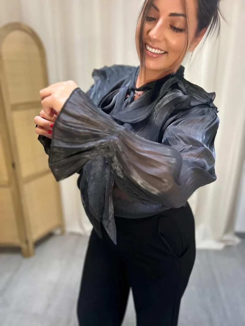 Chemisier Astra noir-2