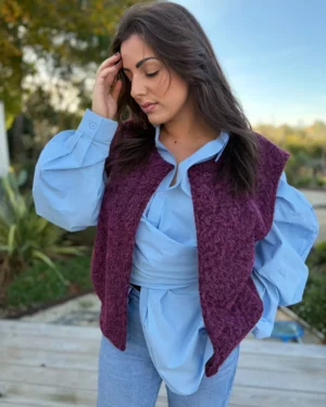 Gilet Nilan Bordeaux 1