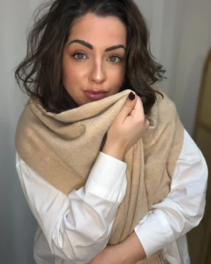 Écharpe Jade Beige-1