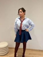 Jupe Joelle Bleu-1