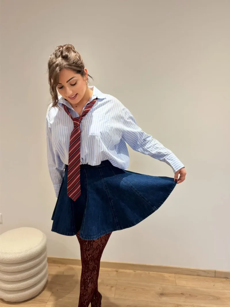 Jupe Joelle Bleu-2