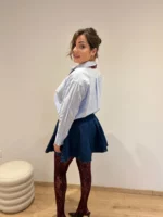 Jupe Joelle Bleu-3