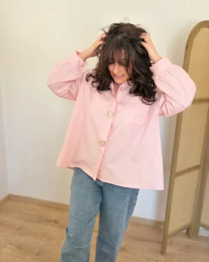 Chemise Carla rose 1