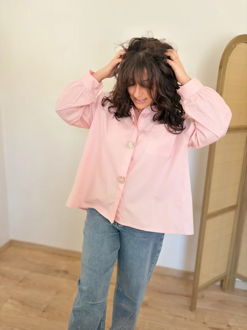 Chemise Carla rose 1