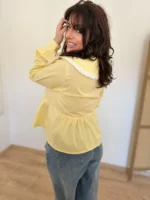 Chemise Louise jaune clair 2
