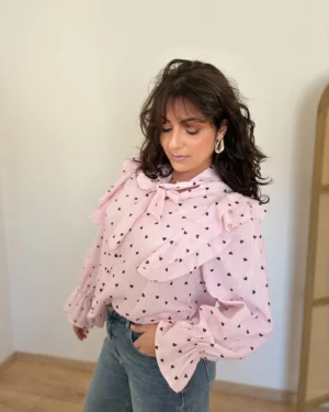 Chemise Ninon rose blush 1