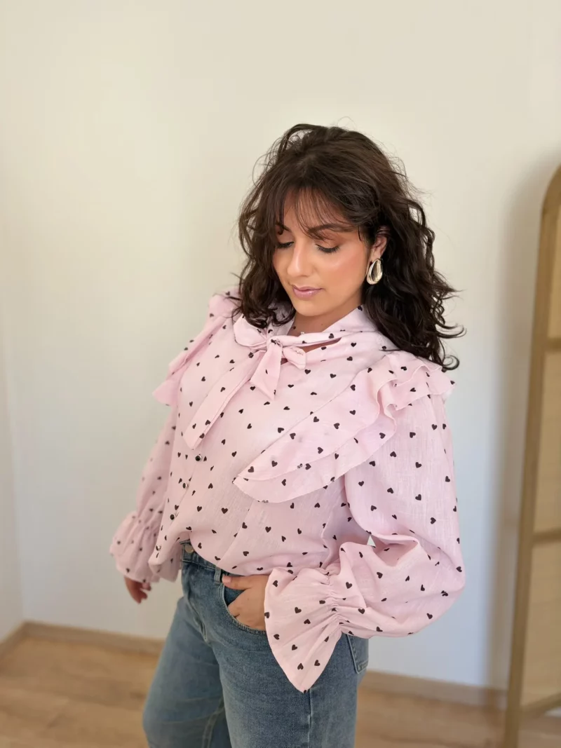 Chemise Ninon rose blush 1