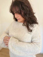 Pull Basile beige clair 3