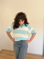 Pull Dana bleu ciel 1