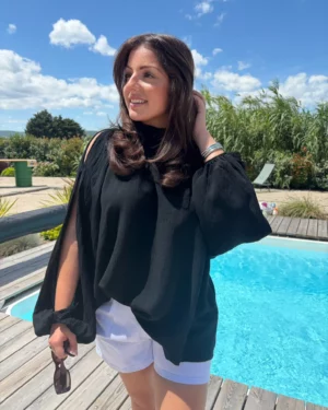Blouse Clémence noir 1
