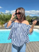 Blouse Paloma marine 1