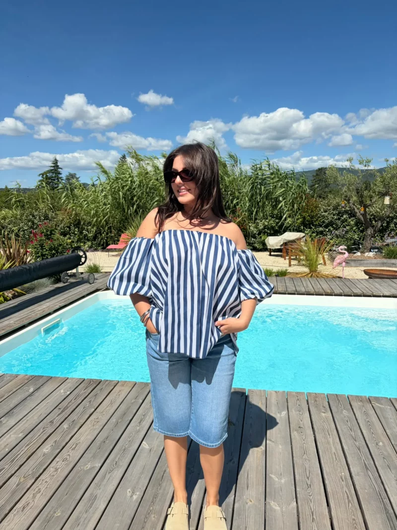 Blouse Paloma marine 2