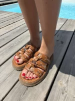 Sandale Romy camel 2