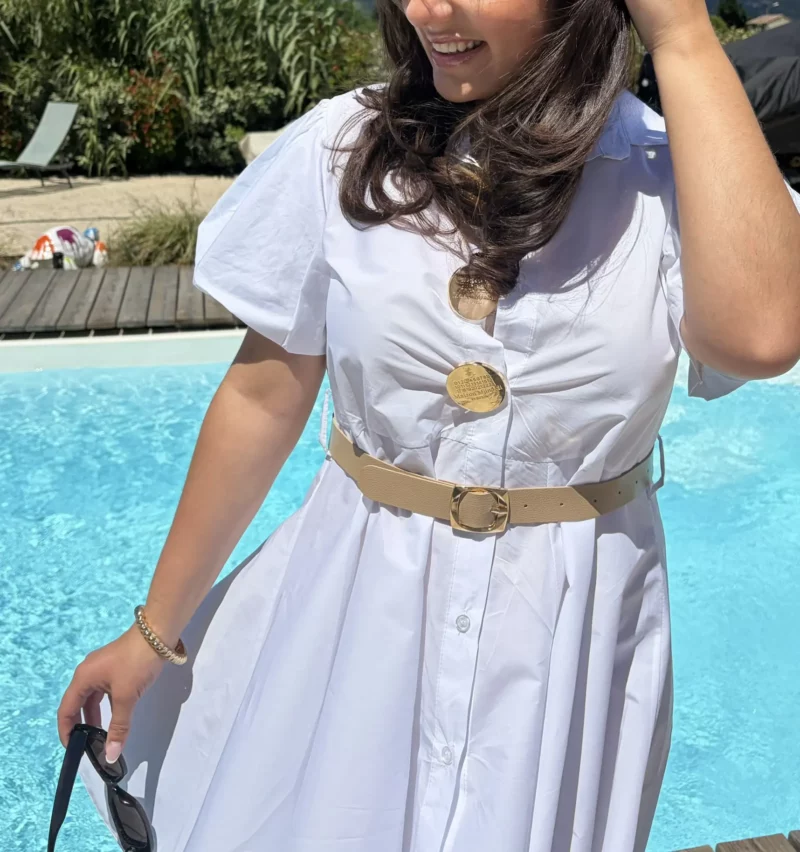 Robe Ana blanc 2