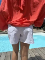 Short Vanille blanc 4