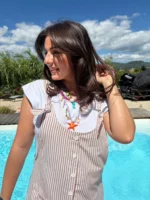 Short-combinaison Capucine taupe 1