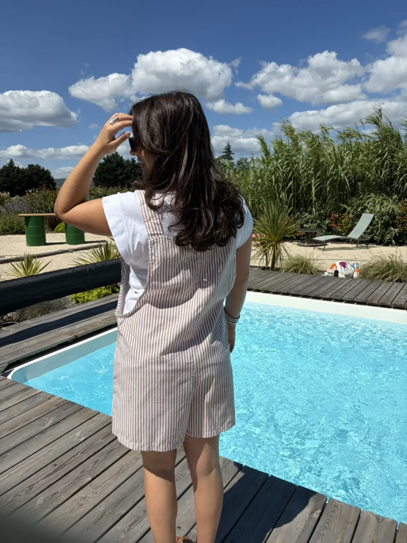 Short-combinaison Capucine taupe 3