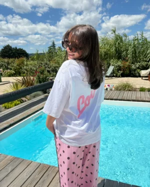 T-shirt lova blanc 1