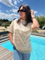 T-shirt Sorbet jaune 1