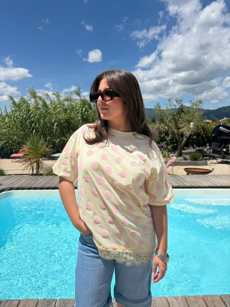 T-shirt Sorbet jaune 2