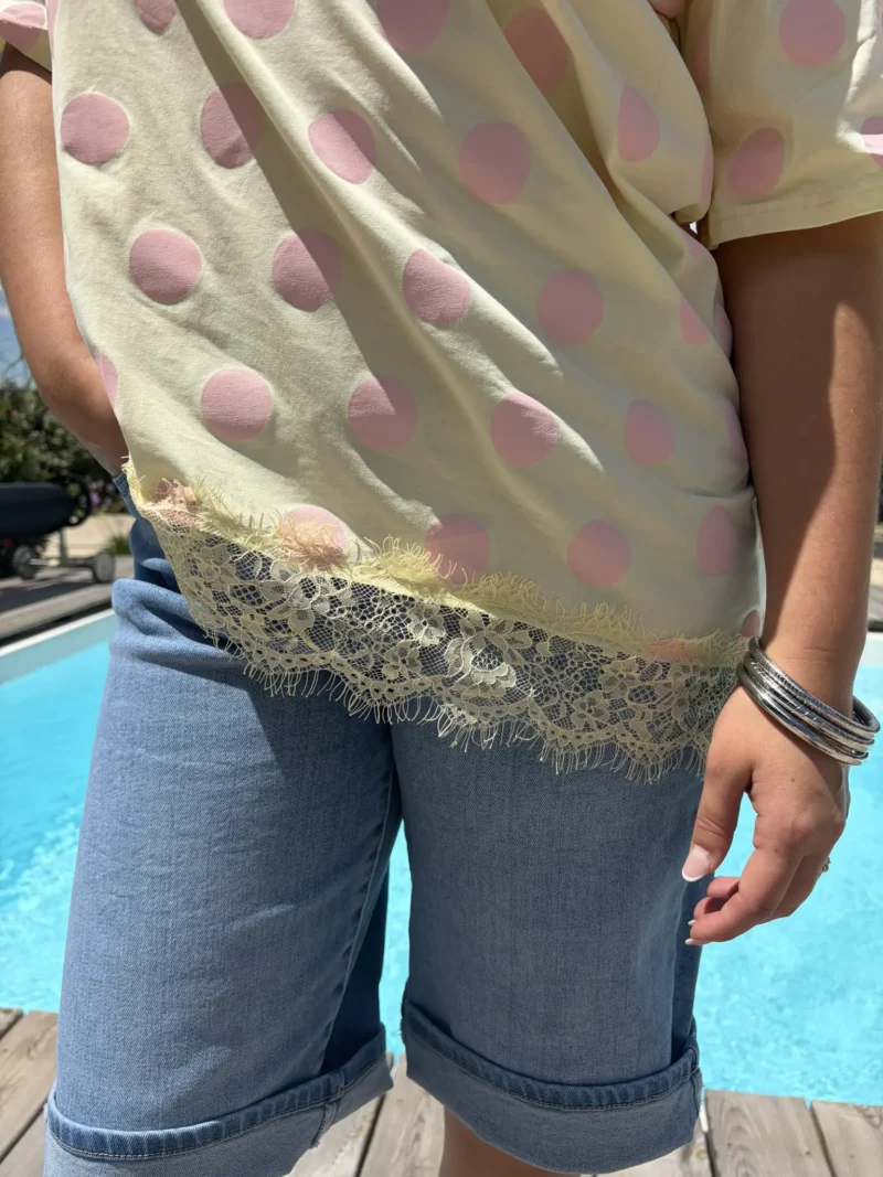 T-shirt Sorbet jaune 3