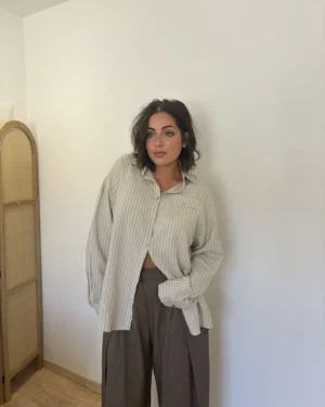 Chemise Billie beige 1