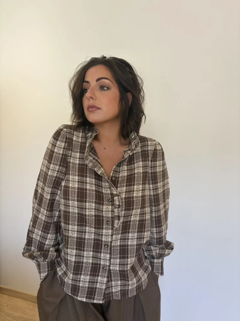 Chemise Paula chocolat 2