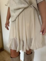 Jupe Elisa beige 1
