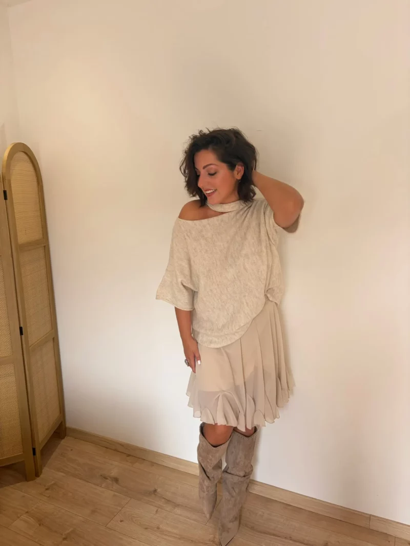 Jupe Elisa beige 2