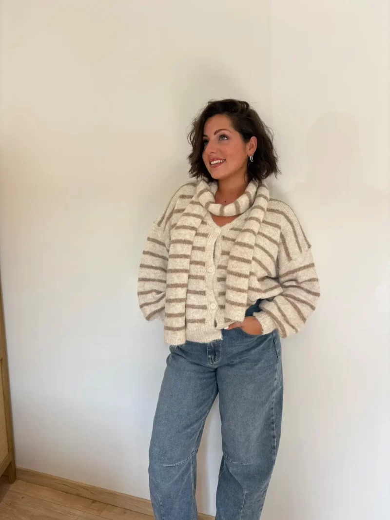 Pull Jeanne beige 3