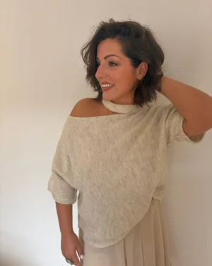 Pull Lilou beige 1