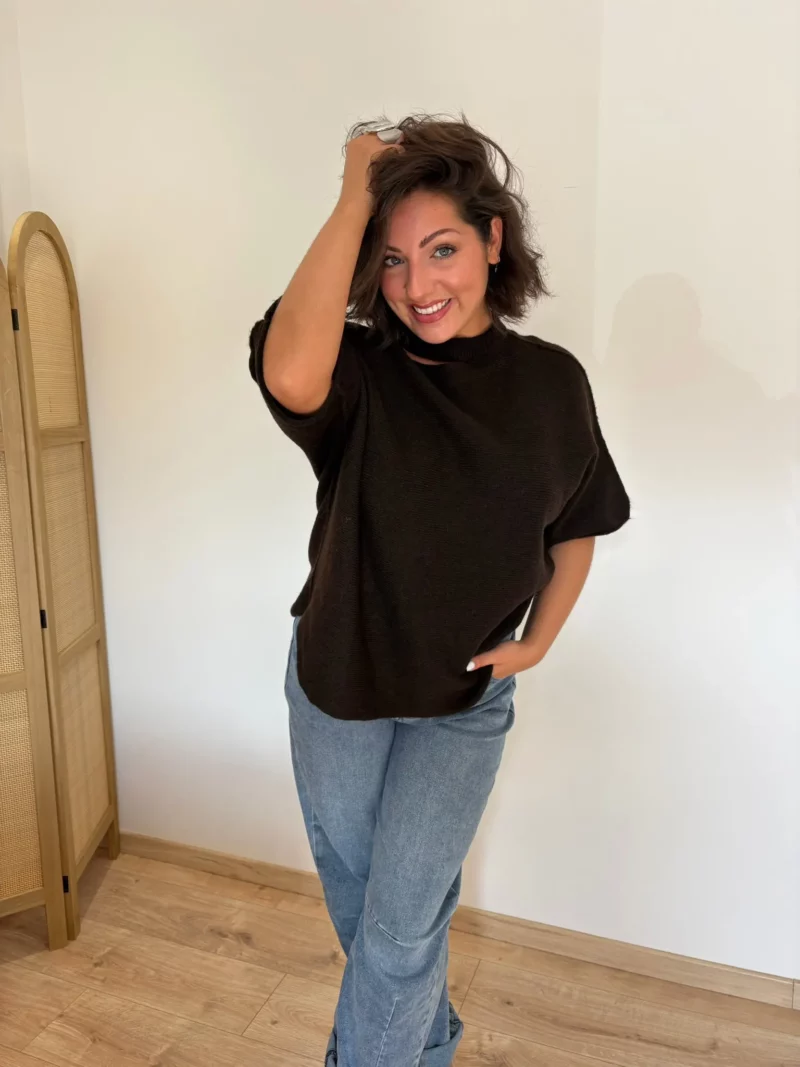 Pull Lilou chocolat 2