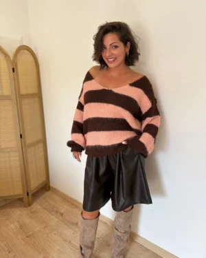 Pull Suzi bordeaux 1