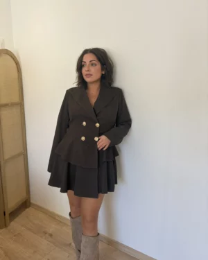 Robe Livia chocolat 1