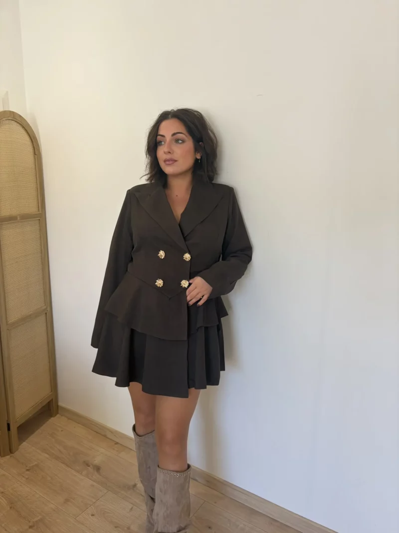 Robe Livia chocolat 1